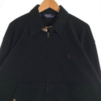 Polo by Ralph Lauren ポロラルフローレン フリース ジップアップジャケット スウィングトップ ブラック Size M 福生店