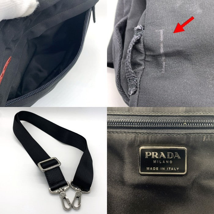 PRADA SPORT プラダスポーツ 2wayバッグ ショルダー ウエスト ブラック 福生店