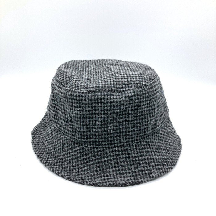 STUSSY ステューシー 1321052 WOOL CHECK BIG STOCK BUCKET HAT ウール チェック ビッグ ストック バケットハット グレー sizeL/XL 瑞穂店