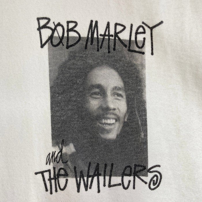 STUSSY ステューシー BOB FRAMES TEE Bob Marley ボブ マーリー&ザ ウェイラーズ フォト グラフィック アート  Tシャツ ホワイト sizeL 瑞穂店