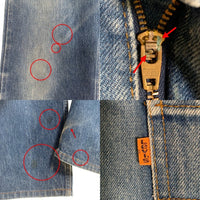 80's Levi's リーバイス 519 ストレートデニムパンツ インディゴ オレンジタブ Size 34×31 福生店
