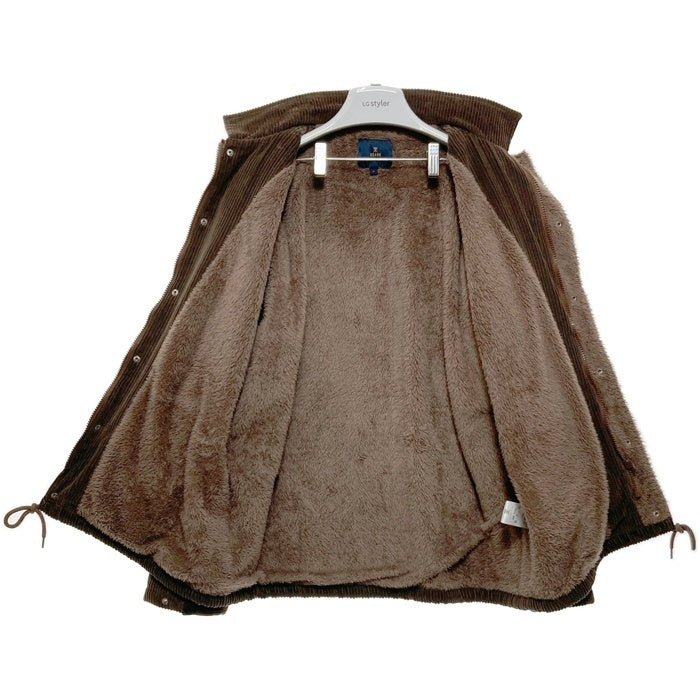ROARK ロアーク コーデュロイ コーチジャケット 内ボア ブラウン Size L 瑞穂店