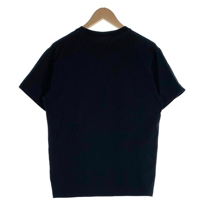 A BATHING APE アベイシングエイプ Camo College T-Shirt カモフラージュ ロゴプリント Tシャツ ブラック 001TEH301006X Size M 福生店