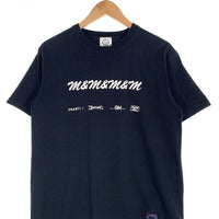M&M custom performance エムアンドエム 4ネーム プリントTシャツ コラボ ブラック Size L 福生店