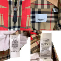 BURBERRY バーバリー 22SS Universal Passport ユニバーサルパスポート ノバチェック 半袖 ハーフジップ シャツ ベージュ Size XS 福生店