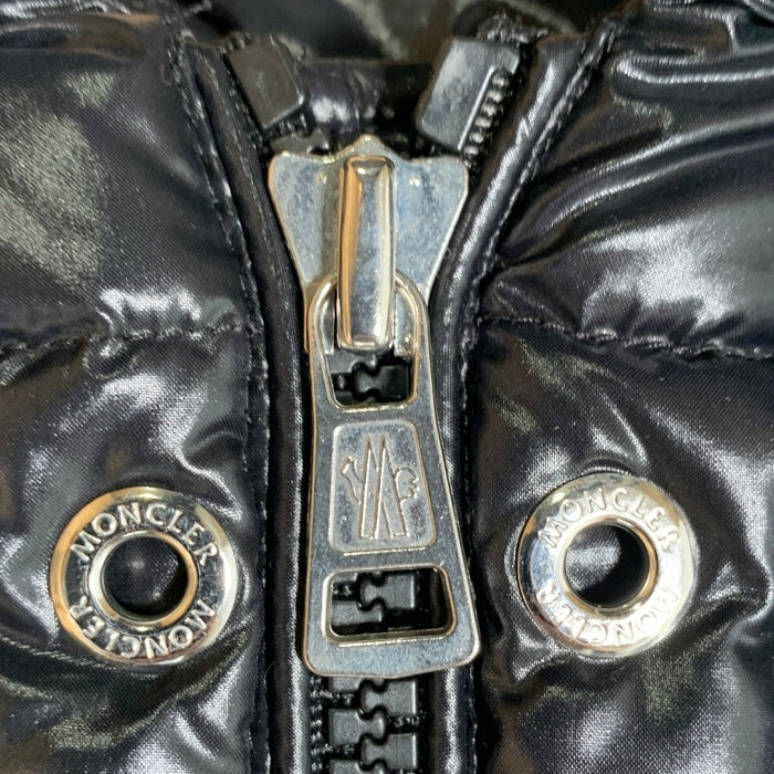 MONCLER モンクレール LANOUX GILET LANOUX VEST ロゴワッペン ダウンベスト ブラック  D20914333005 Size 3 福生店