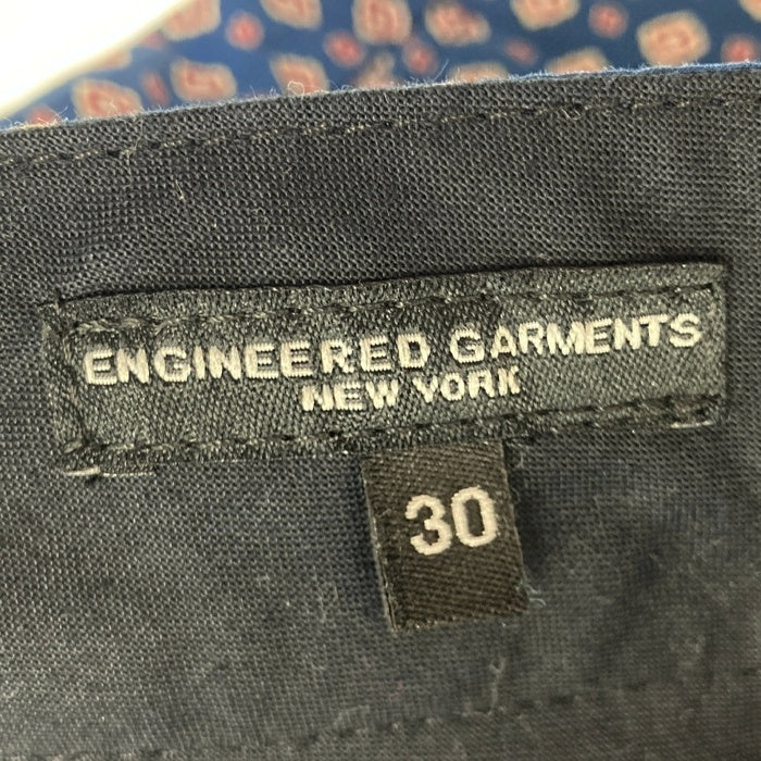 ENGINEERED GARMENTS エンジニアードガーメンツ 小紋柄 シンチバック ロングパンツ ネイビー size30 瑞穂店
