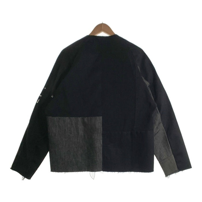 THRIFTY LOOK スリフティー ルック 再構築 DENIM REMAKE ENGINEERED JACKET デニム リメイク エンジニア ジャケット ブラック Size XL相当 福生店