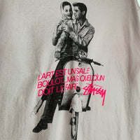 STUSSY ステューシー ローマの休日 半袖 Tシャツ ホワイト Size L 福生店