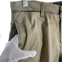 90's 00's STUSSY ステューシー Authentic Gear ショート ハーフパンツ ベージュ Size 34 福生店