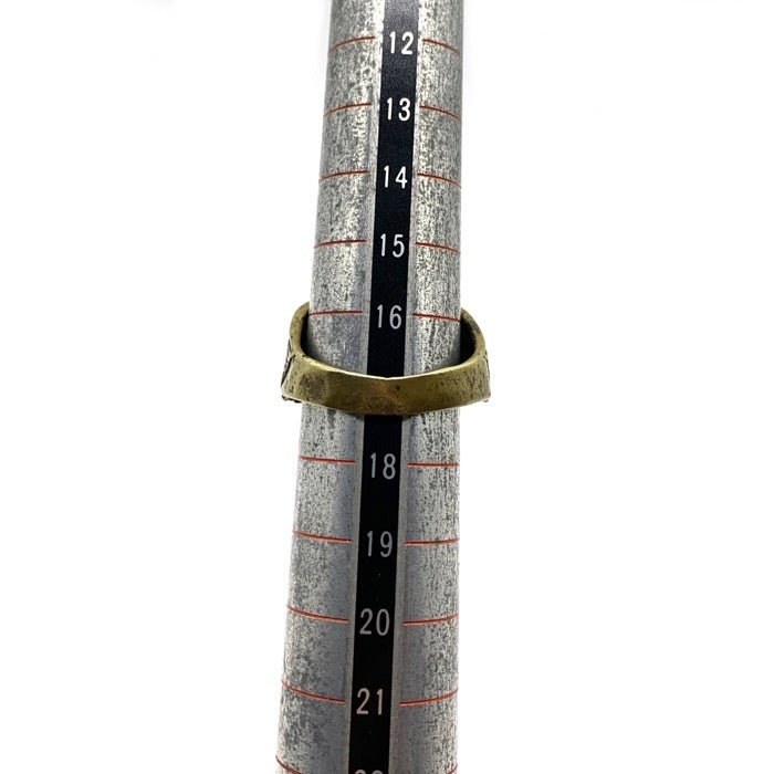 イーグルデザイン リング ブラス 真鍮 緑石 Size 17-18号 福生店