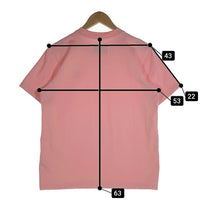 Casablanca カサブランカ 22SS ワンポイント ワッペン Tシャツ ピンク MS22-JTS-001 Size M 福生店