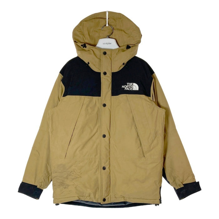 THE NORTH FACE ザノースフェイス ND91930 MOUNTAIN DOWN JACKET GORE-TEX ベージュ sizeM※全体的に汚れあり 瑞穂店