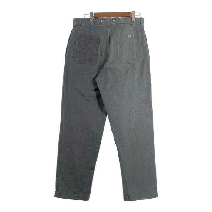 50`s 60`s スイス軍 実物 前期 Denim Work Pants デニム ワーク パンツ グレー Size 80 福生店