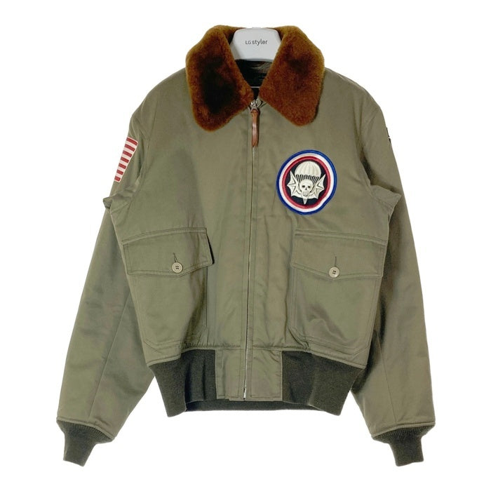 The REAL McCOY'S リアルマッコイズ ラフウェア復刻 AIRBORNE 502 B-10 フライトジャケット オリーブ size40 瑞穂店