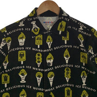 WEIRDO ウィアード 18SS ICE MANIA 総柄 半袖シャツ ブラック WRD-18-SS-26 Size L 福生店