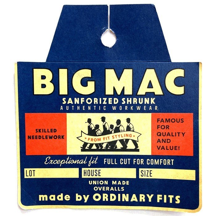 BIG MAC×ORDINARY FITS ビッグマック×オーディナリーフィッツ 1st Gジャン デニムジャケット BG20020W インディゴ sizeS 瑞穂店