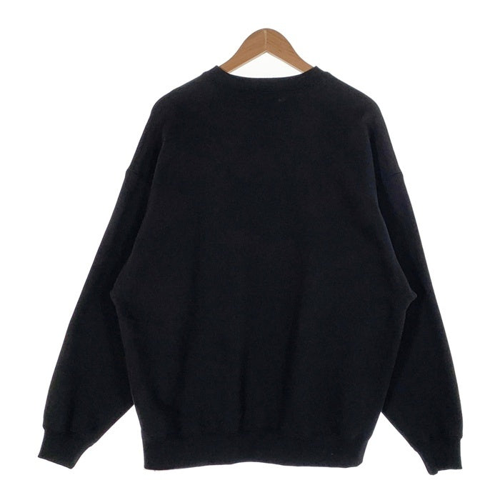 WTAPS ダブルタップス 23AW Champion チャンピオン Academy Crewneck アカデミークルーネックスウェットトレーナー ブラック C8-Z018 Size L 福生店