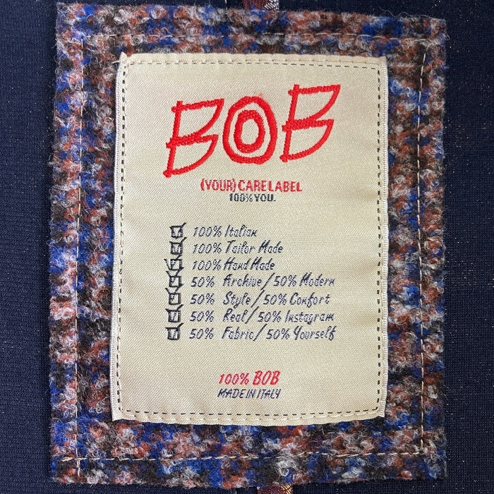 BOB ボブ 072791632-0031 羊毛混 チェスターコート ベージュ size46 瑞穂店