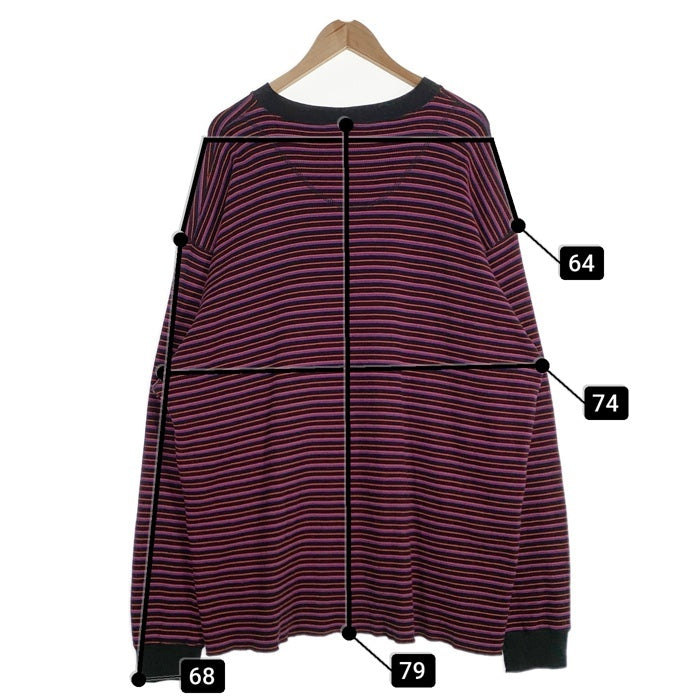 DAIRIKU ダイリク 22SS BOYFRIEND ボーダーロングスリーブカットソー マルチ C-10 Size F 福生店