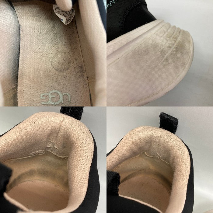 UGG アグ 1125021 Calle Lace カレレース スニーカー ブラック size25cm 瑞穂店