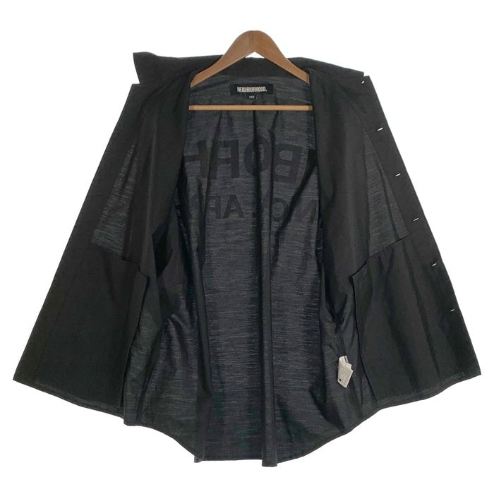 NEIGHBORHOOD ネイバーフッド 24SS DOLMANSLEEVE SHIRT SS ドルマンスリーブシャツ 半袖 バックロゴプリント ブラック 241AQNH-SHM05 Size L 福生店