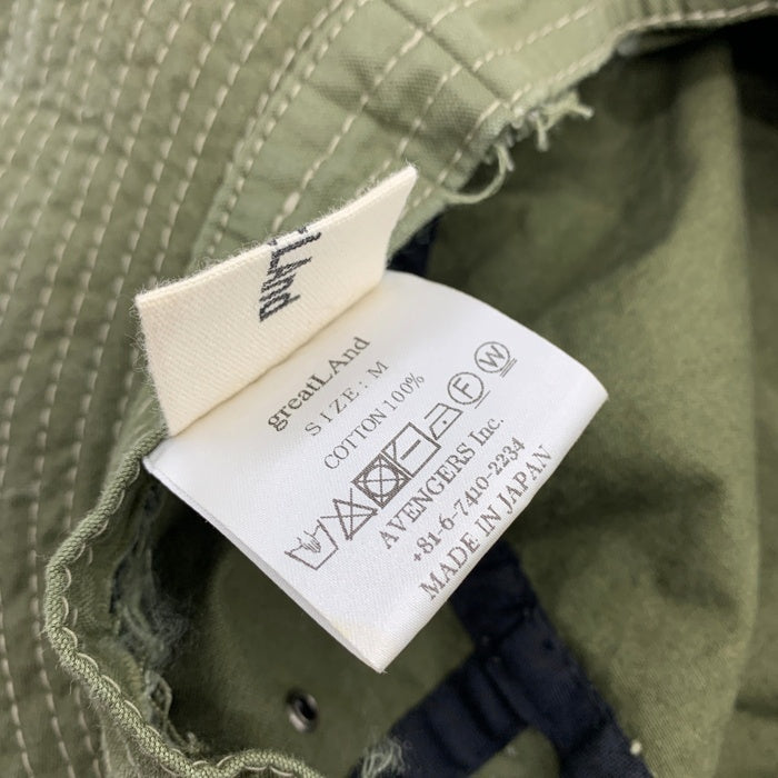 greatLAnd グレートランド ORIGINAL JORNEYMAN HAT ジャーニーマン ハット ミリタリーグリーン Size M 福生店