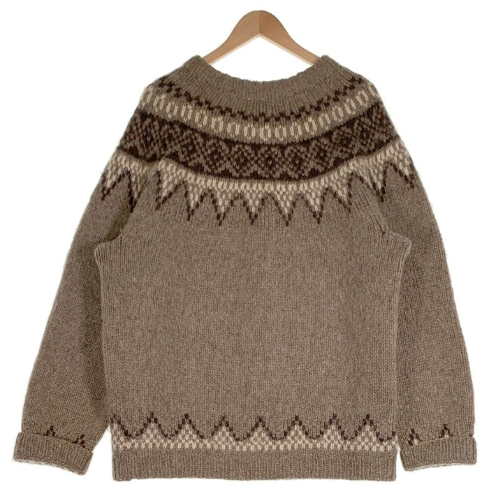 70's Made Especially ノルディック セーター グレー Size L XL相当 福生店