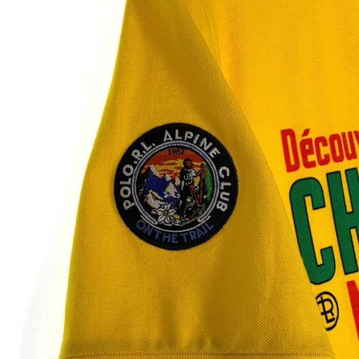 POLO RALPH LAUREN ポロラルフローレン CHAMONIX 半袖 ポロシャツ イエロー Size L 福生店