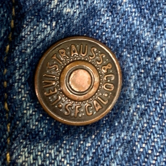 70’s Levi's リーバイス ランチコート デニム ボア スナップボタン ライトブルー Size L 福生店