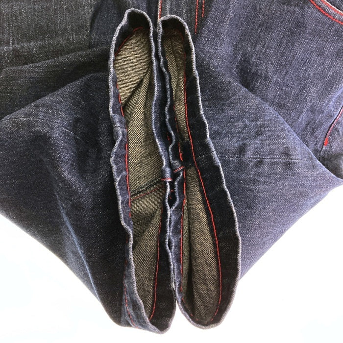 STUSSY ステューシー バックロゴ ショーンフォント デニム ショートパンツ インディゴ size34 瑞穂店