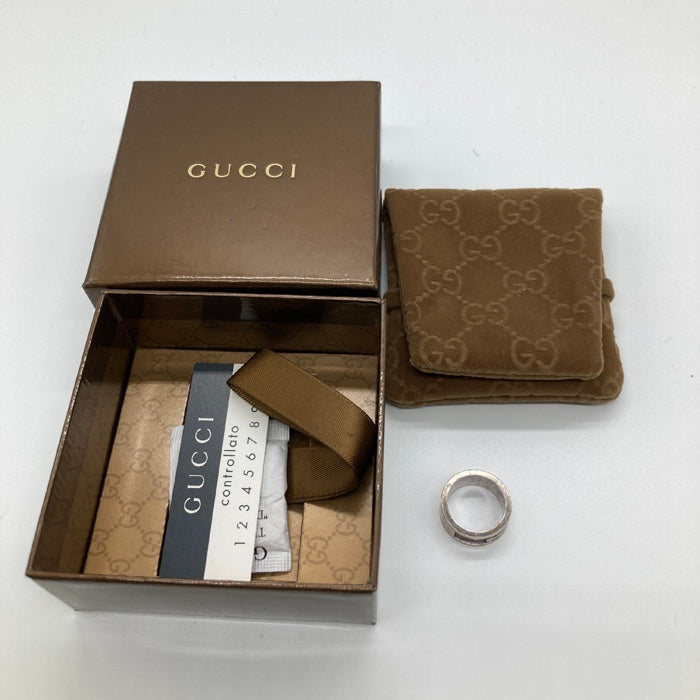 GUCCI グッチ G型抜き シルバー リング 指輪 925 size10号 瑞穂店