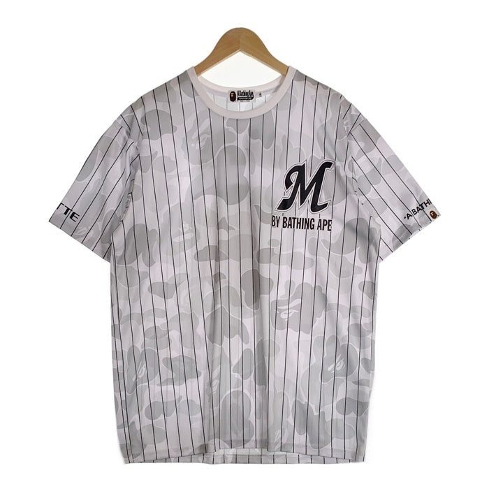 A BATHING APE ア ベイシング エイプ CHIBA LOTTE MARINES UNIFORM TEE 千葉ロッテマリーンズ  ホワイト Size 2XL 福生店