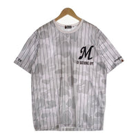 A BATHING APE ア ベイシング エイプ CHIBA LOTTE MARINES UNIFORM TEE 千葉ロッテマリーンズ  ホワイト Size 2XL 福生店