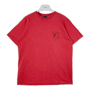 STUSSY ステューシー Fire Dice Tee サイコロ Tシャツ レッド sizeM 瑞穂店