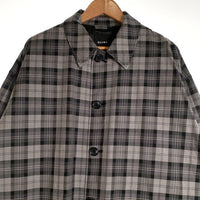 BEAMS ビームス タータンチェック オーバーサイズコート グレー 11-19-0453-301 Size L 福生店