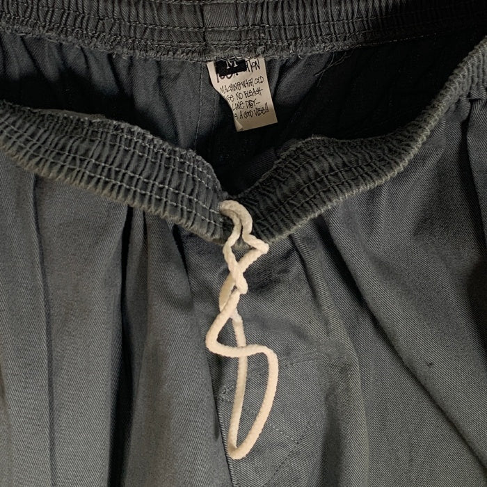 80-90's STUSSY ステューシー ビーチパンツ イージー グリーン グレー USA製 黒タグ Size M 福生店