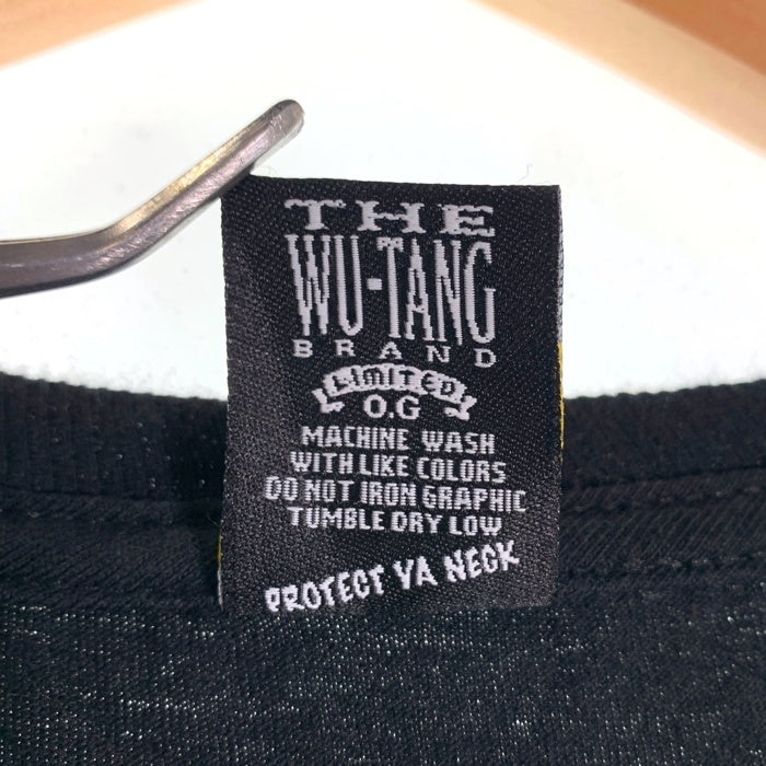 Wu-tang LTD ウータン リミテッド Wu-Kicks Tee ウータンクラン 半袖 Tシャツ ブラック イエロー USA製 Size L 福生店