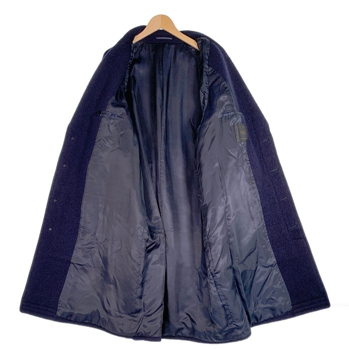 COMME des GARCONS HOMME コムデギャルソンオム ウール チェスターコート 比翼 ロング ラグランスリーブ ネイビー オールド HC-090100M Size M 福生店