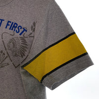 BUZZ RICKSON'S バズリクソンズ FOURTH BUT FIRST プリントTシャツ グレー Size L 福生店