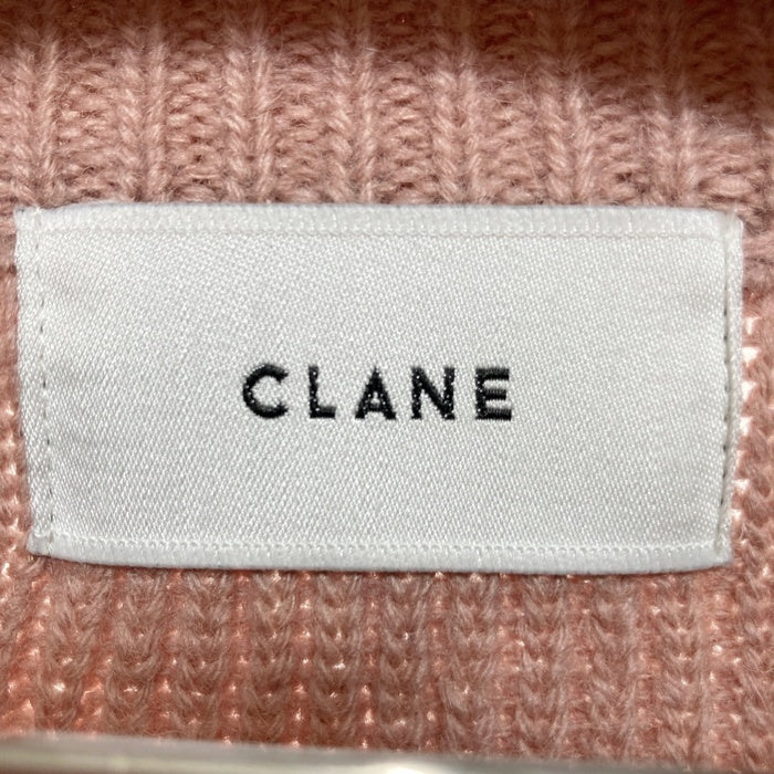 CLANE クラネ 11106-1272 2WAYスラントニットトップス セーター ベージュ size1 瑞穂店