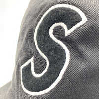 SUPREME シュプリーム 18SS Felt S Logo 6-Panel フェルト Sロゴ 6パネルキャップ ブラック 福生店