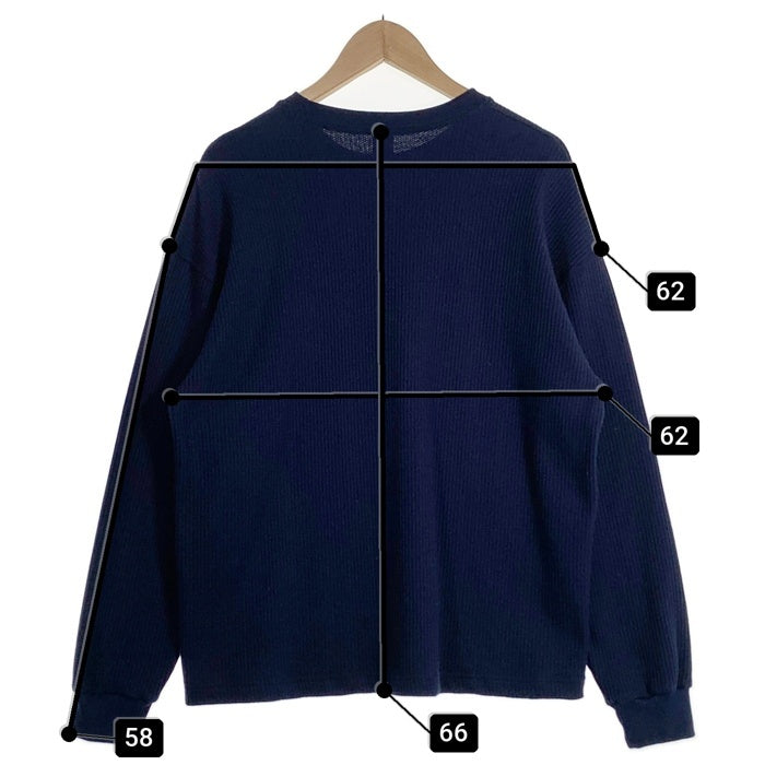 WAIPER.inc ワイパー SCREEN STARS クルーネックサーマルカットソー ネイビー 2423-429WP Size M 福生店