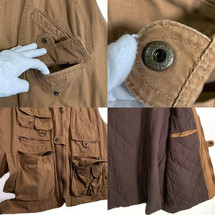 00's MEMBERS ONLY メンバーズオンリー ハンティングベスト ブラウン Size XXT 福生店
