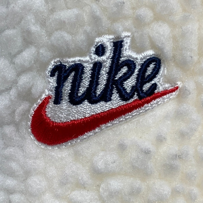 NIKE ナイキ ジップアップ フリースジャケット ホワイト ベージュ ブルー BV3722-133 Size XL 瑞穂店