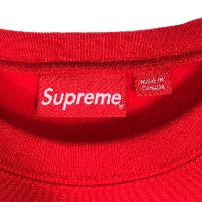 SUPREME シュプリーム 19SS Warm up Creneck ウォームアップ クルーネック スウェット レッド Size M 福生店