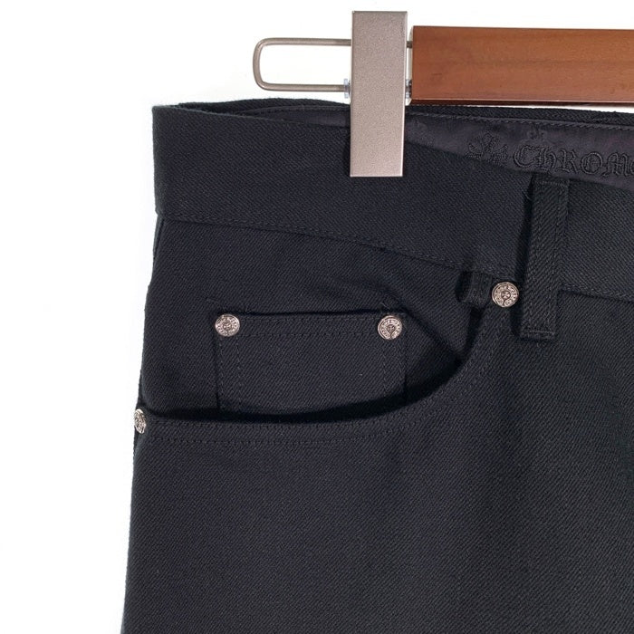 Chrome Hearts クロムハーツ フレアニー ストレート ブラックデニムパンツ Size 34 福生店