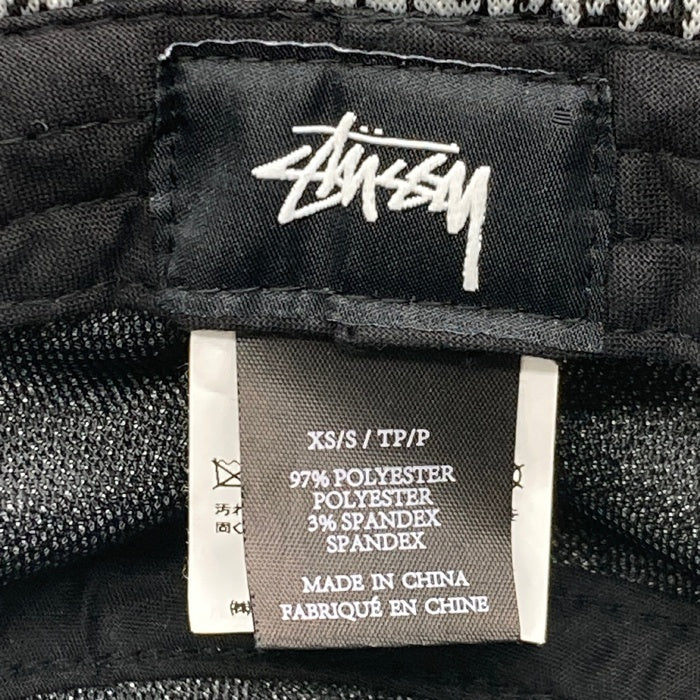 STUSSY ステューシー Lola Plaid Knit BuketHat バケットハット ブラック sizeXS 瑞穂店
