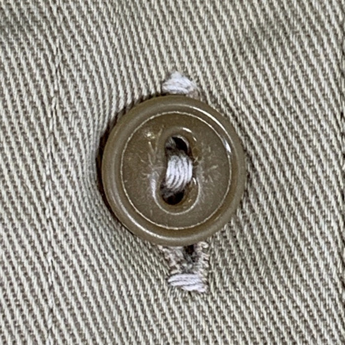 50’s HERCULES ヘラクレス マチ付き ワークシャツ カーキ Size M 相当 福生店