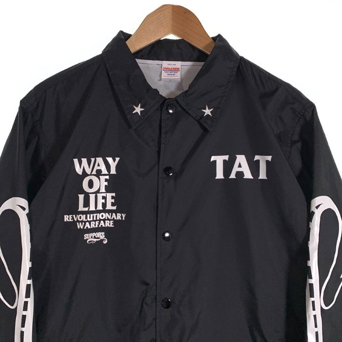 RATS ラッツ 25SS TAT 30th COACH JACKET プリント 刺繡 コーチジャケット ブラック Size L 福生店